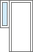 composite door and flag window