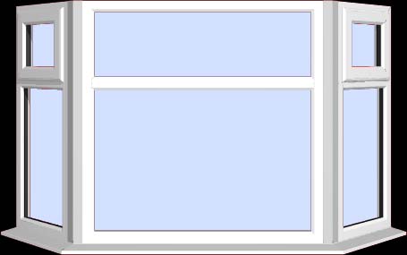 3 sided bay window