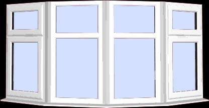 4 sided bay window