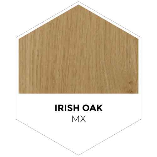 irish oak woodgrain aluminium window profile