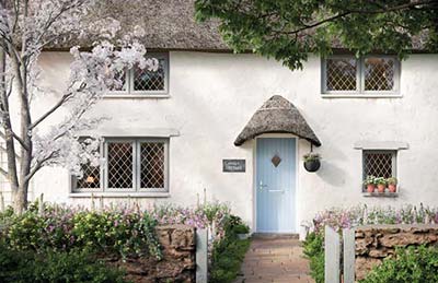 cottage style timber composite door