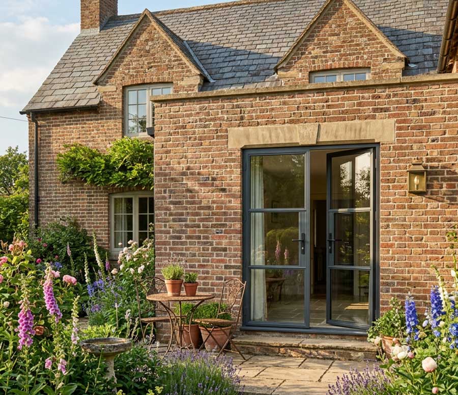 aluminium heritage crittall style french doors