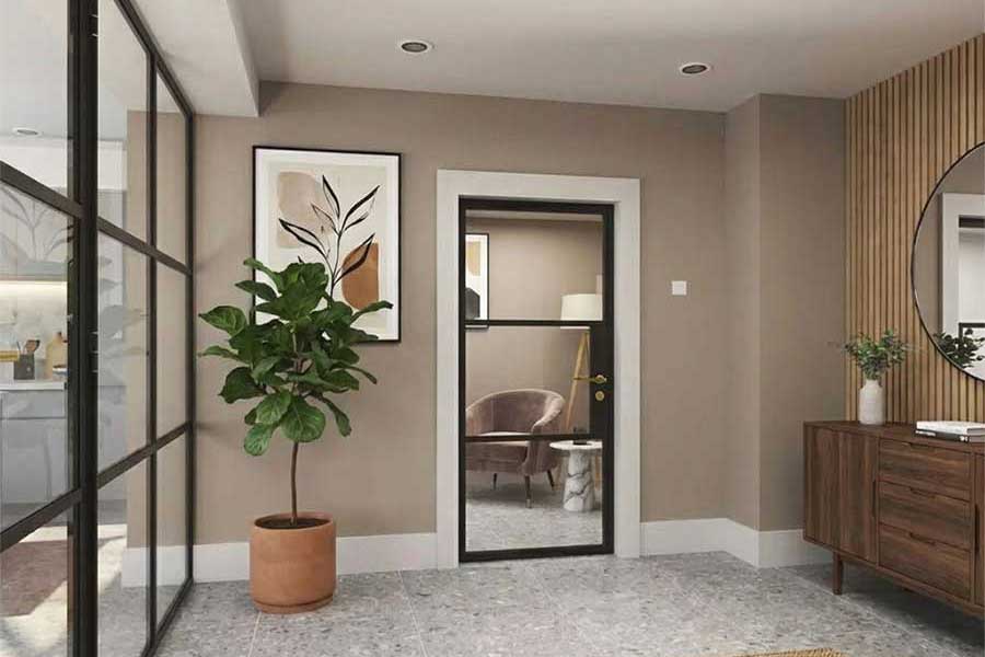 aluminium internal doors