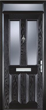 black composite door