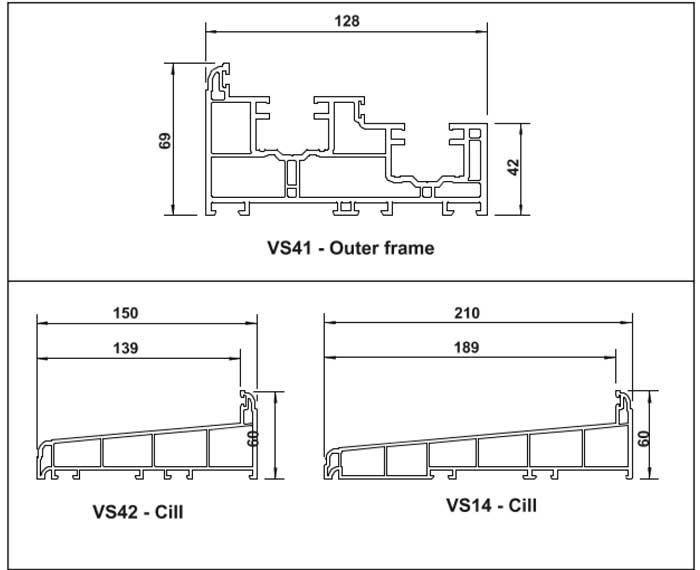 sliding sash window external cills